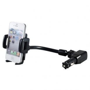 Telefoonhouder sigarettenaansteker met klem universeel