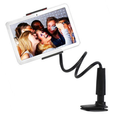 iPad houder met flexibele arm zwart