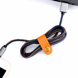 Jeans micro USB kabel 1 meter