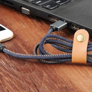 Jeans micro USB kabel 1 meter