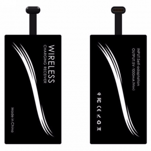 USB-C QI ontvanger voor draadloos opladen