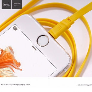 Hoco Bamboo platte micro USB kabel 1 meter