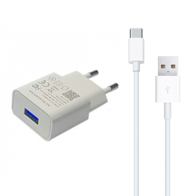 Universele USB-C oplader 3 meter - 2 ampère - wit