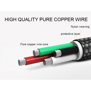 Baseus haakse Lightning naar USB kabel 2 meter