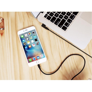 USB-C naar haakse USB kabel 1 meter