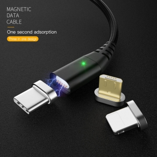 PZOZ USB-C kabel 1 meter met magnetische aansluiting