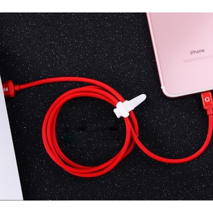 PZOZ nylon Lightning kabel 1 meter roze