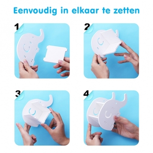 Telefoon/tablet- en pennenhouder houten olifant