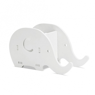 Telefoon/tablet- en pennenhouder houten olifant