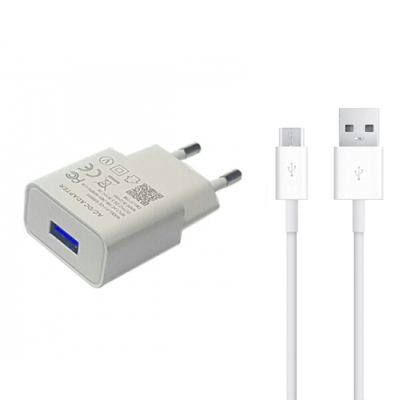 Micro USB oplader 1 meter - 2 ampère