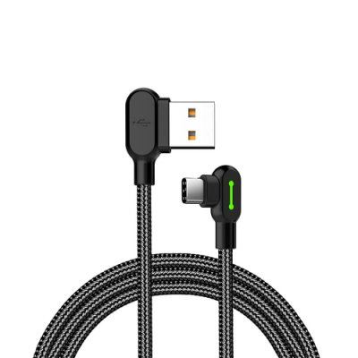 iPhone 17 Mcdodo nylon haakse kabel 1,2 meter - USB naar USB-C