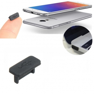 USB-C anti-stof plug wit (5 stuks)