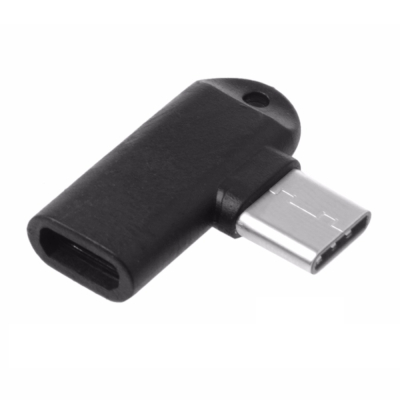 Micro USB naar USB-C adapter haaks
