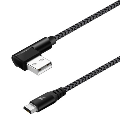 Micro USB naar haakse USB kabel 1 meter