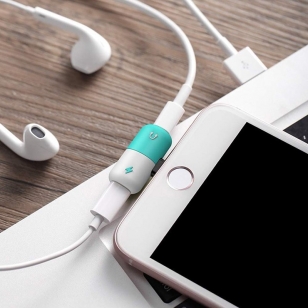 2 in 1 iPhone adapter: audio en opladen