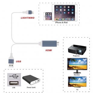 Lightning naar HDMI en Lightning AV kabel 2 meter