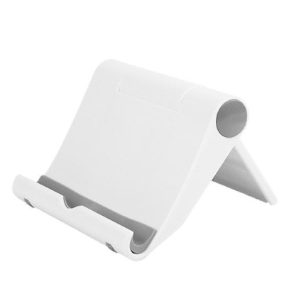 Universele smartphone- en tabletstandaard inklapbaar wit