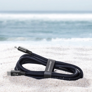 Baseus nylon Lightning naar USB-C PD kabel 2 meter