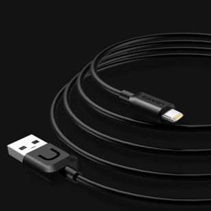Usams Lightning kabel 1 meter zwart