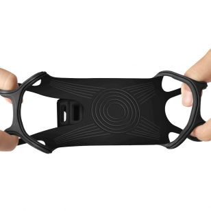 Siliconen telefoonhouder voor fietsstuur