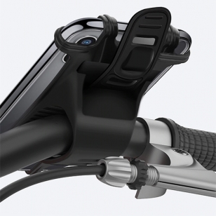 Siliconen telefoonhouder voor fietsstuur