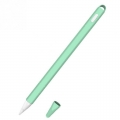 Siliconen huls en puntbeschermer voor Apple Pencil 2 cyaan