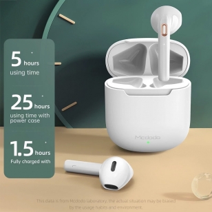 Mcdodo TWS EarBuds met microfoon wit