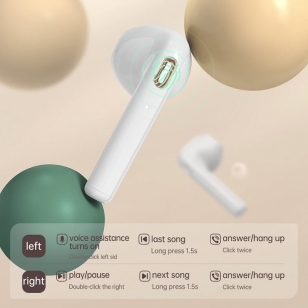 Mcdodo TWS EarBuds met microfoon wit