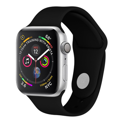 Sport bandje voor Apple Watch 42mm/44mm zwart