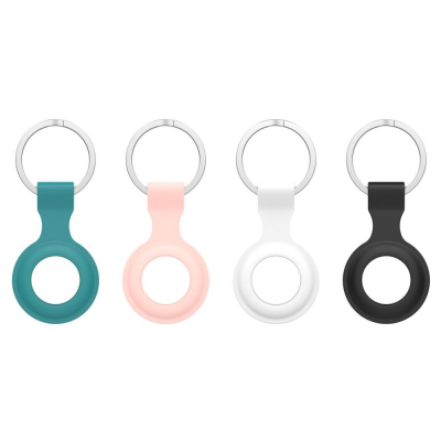 Siliconen sleutelhangers voor AirTag - 4 stuks