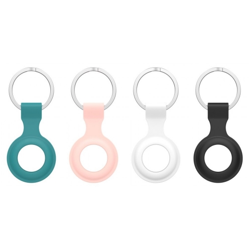 Siliconen sleutelhangers voor AirTag - 4 stuks
