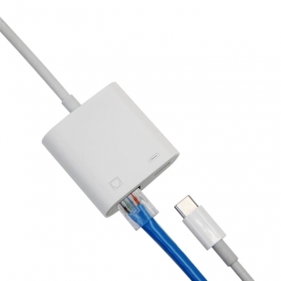 USB-C naar RJ45 Ethernet LAN netwerk adapter