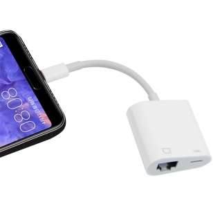 USB-C naar RJ45 Ethernet LAN netwerk adapter