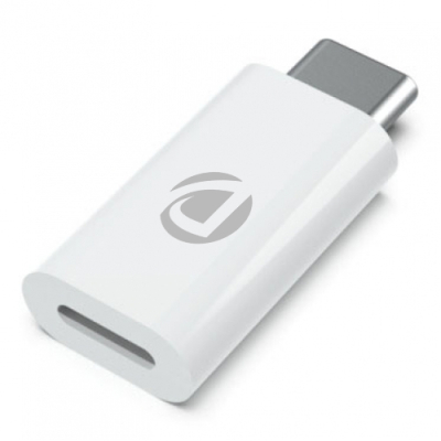 Degion Lightning naar USB-C adapter wit