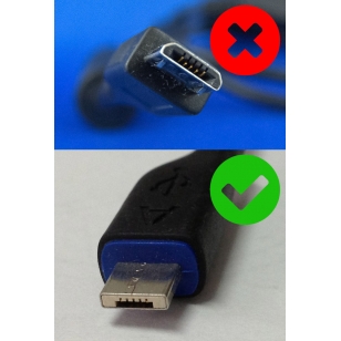 E-bike laadkabel voor smartphone USB-C - micro USB-A